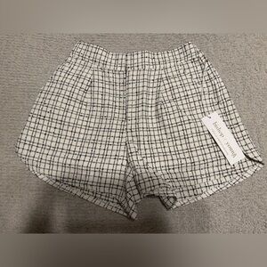 Anthropologie Bishop + Young Shorts in Black and Cream